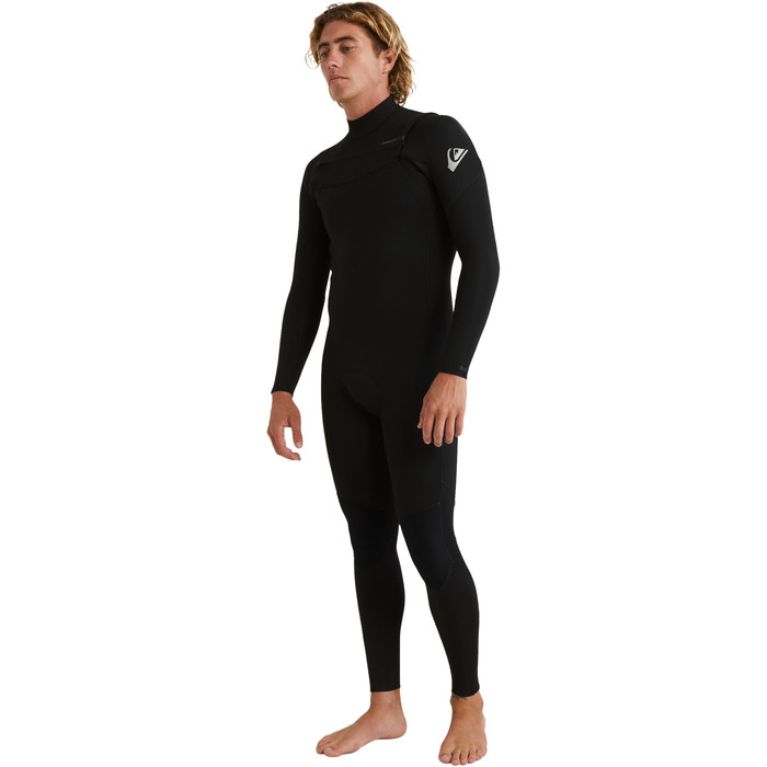 2023 Quiksilver Heren Everyday Sessions 3/2mm Gbs Borst Ritssluiting Wetsuit EQYW103166 - Black